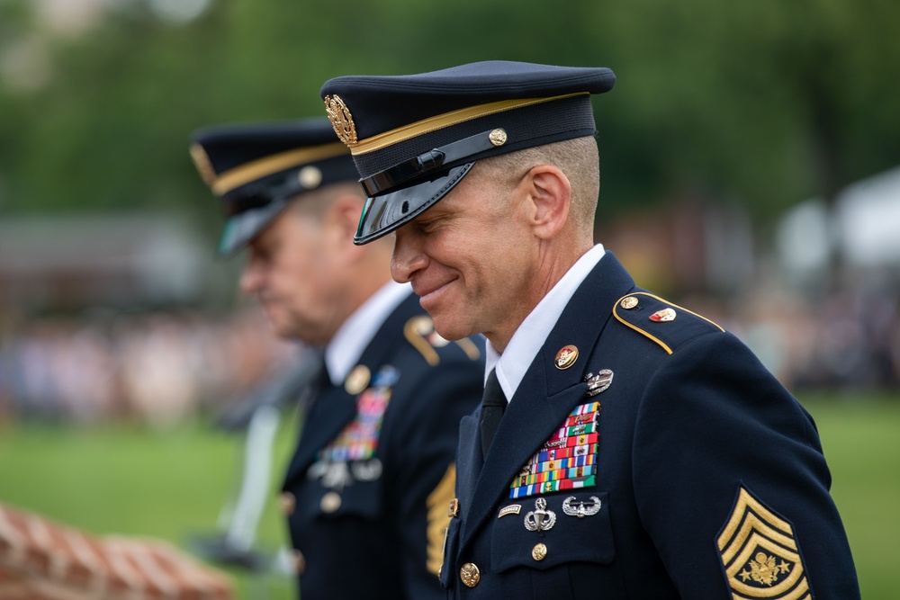 Change of Command for Gen. James C. McConville, the 40th Chief of Staff of the Army, and the Change of Responsibility for the 16th Sergeant Major of the Army, Michael A. Grinston