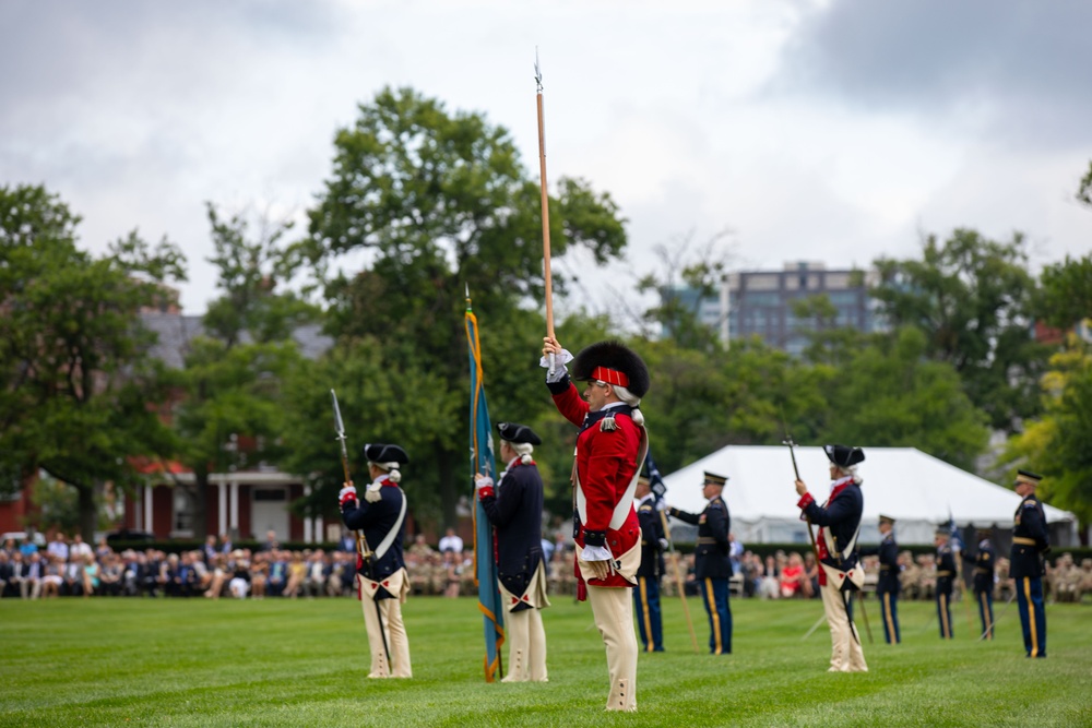 Change of Command for Gen. James C. McConville, the 40th Chief of Staff of the Army, and the Change of Responsibility for the 16th Sergeant Major of the Army, Michael A. Grinston