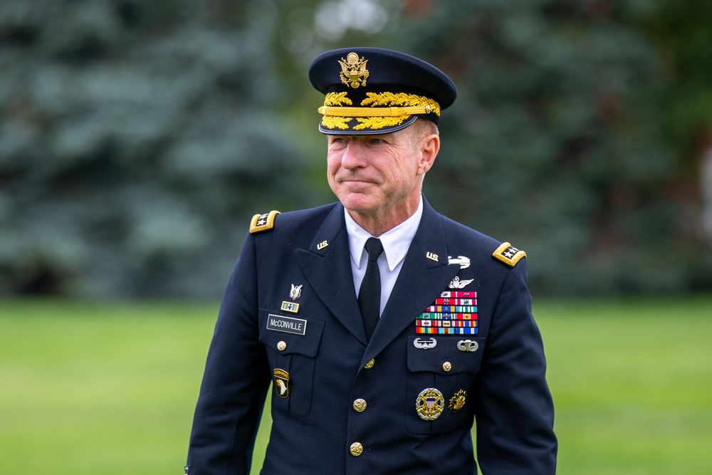 Change of Command for Gen. James C. McConville, the 40th Chief of Staff of the Army, and the Change of Responsibility for the 16th Sergeant Major of the Army, Michael A. Grinston