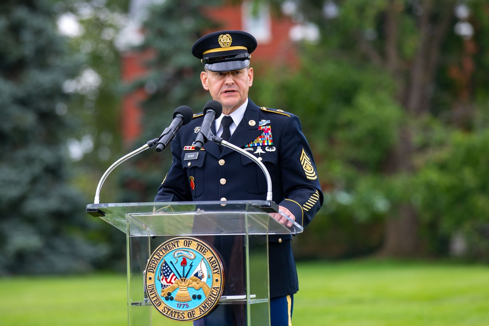 Change of Command for Gen. James C. McConville, the 40th Chief of Staff of the Army, and the Change of Responsibility for the 16th Sergeant Major of the Army, Michael A. Grinston