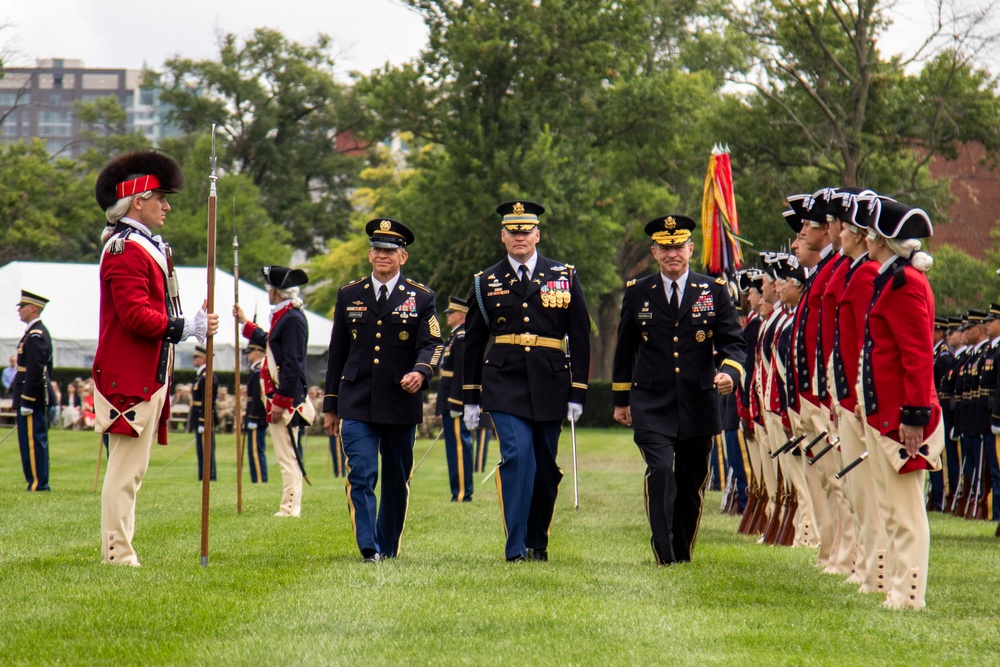 Change of Command for Gen. James C. McConville, the 40th Chief of Staff of the Army, and the Change of Responsibility for the 16th Sergeant Major of the Army, Michael A. Grinston