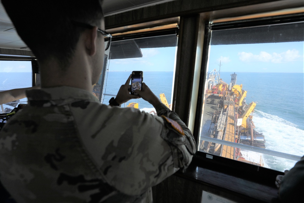 USACE tours Padre Island dredge