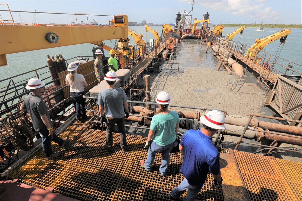 USACE tours Padre Island dredge