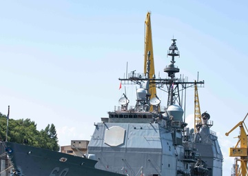 USS Normandy Mid-Deployment Voyage Repair Period in Rijeka, Croatia