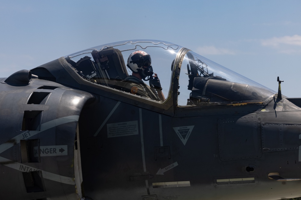 Marine Attack Squadron (VMA) 223 conducts field carrier-landing practice