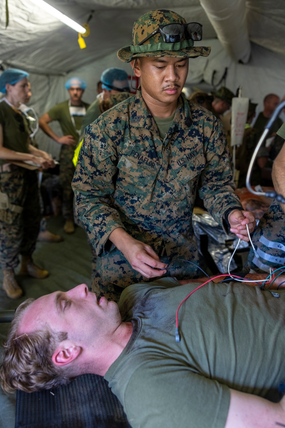 2nd Medical Battalion begins the 2023 Large Scale Exercise with a Mass Casualty Event