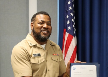 Navy Band Northeast Sailor Receives Frocking Ceremony
