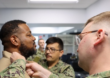 Navy Band Northeast Sailor Receives Frocking Ceremony