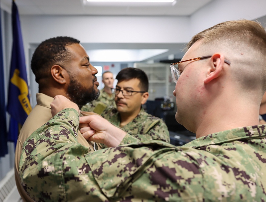 Navy Band Northeast Sailor Receives Frocking Ceremony