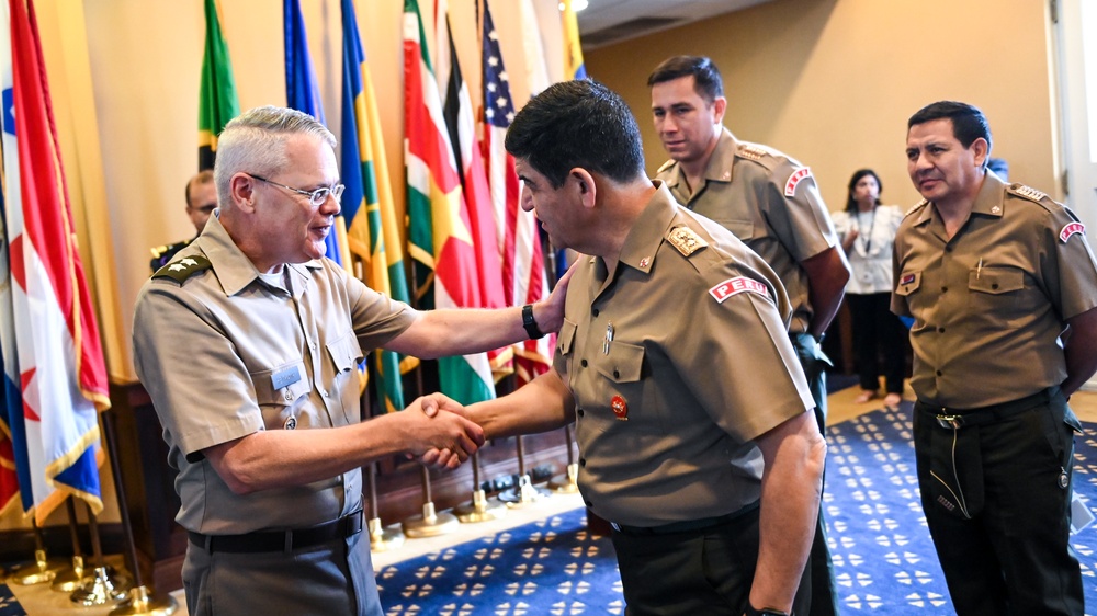 Peruvian Minister of Defense speaks to Class 63