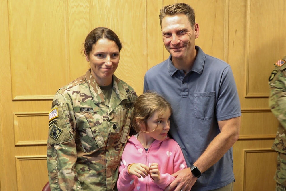 Maj. Annaliese Baumer Promoted to Lt. Col.