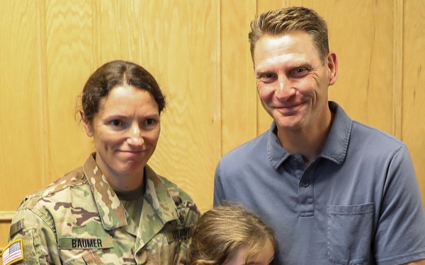 Maj. Annaliese Baumer Promoted to Lt. Col.