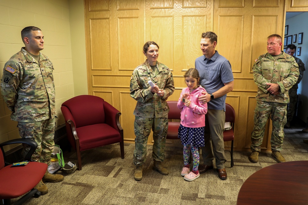 Maj. Annaliese Baumer Promoted to Lt. Col.
