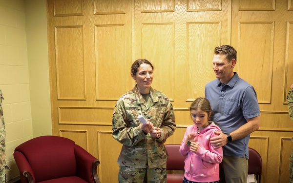 Maj. Annaliese Baumer Promoted to Lt. Col.