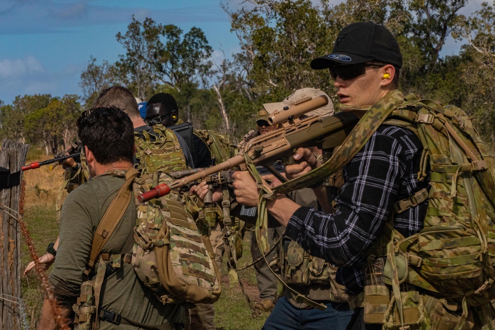 Talisman Sabre 23 | Australian Army, 1st SFG (A) practice non-standard assault tactics