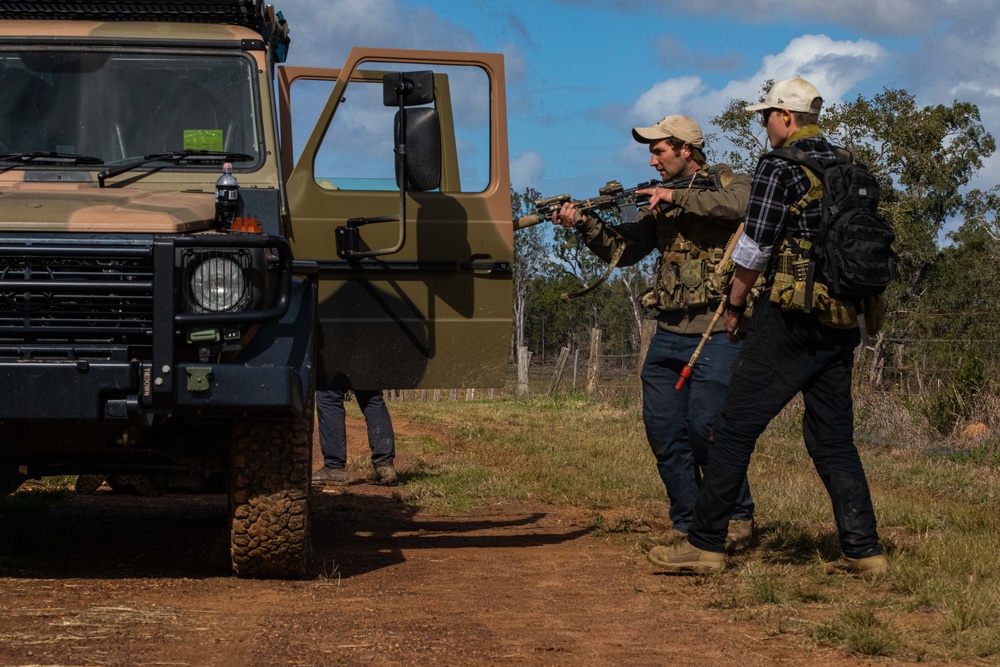 Talisman Sabre 23 | Australian Army, 1st SFG (A) practice non-standard assault tactics