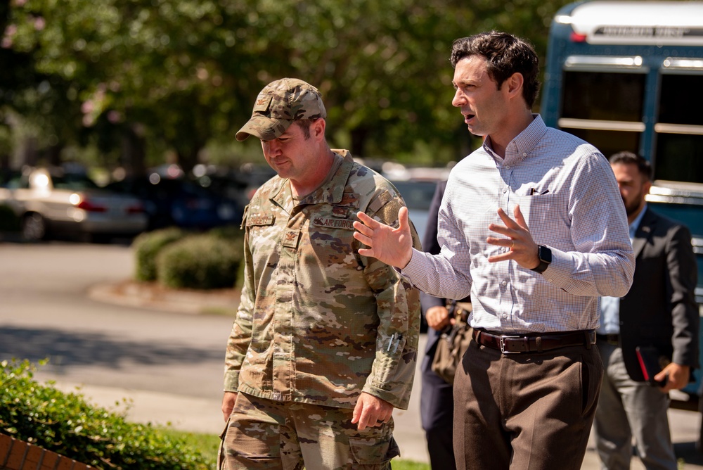 U.S. Senator Jon Ossoff visits Moody Air Force Base