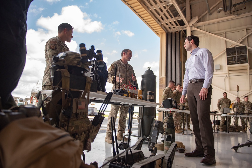 U.S. Senator Jon Ossoff visits Moody Air Force Base