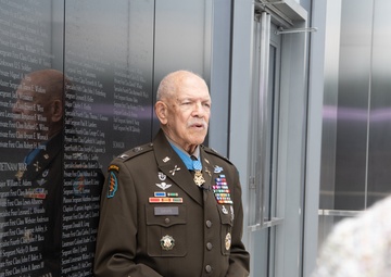 Unveiling ceremony of engraved name of Medal of Honor recipient Col. Paris Davis