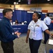 U.S. Coast Guard Chief Petty Officer Erica Pierre and Human Resources Specialist Dale Perez Discuss Recruiting at the League of United Latin American Citizens National Convention