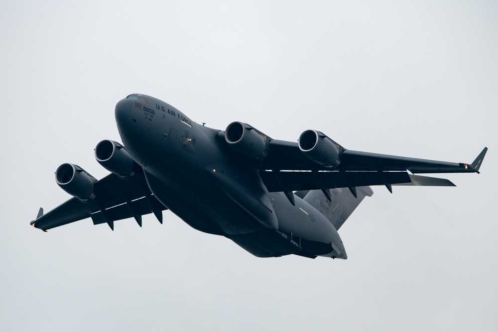 C-17 makes equipment drop over JBER