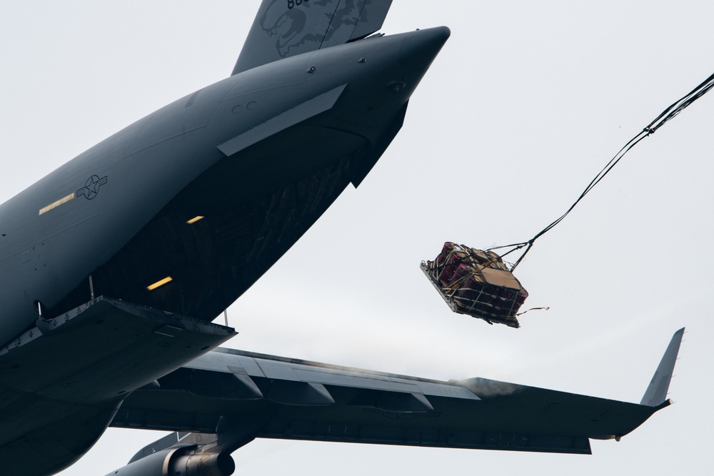 C-17 makes equipment drop over JBER