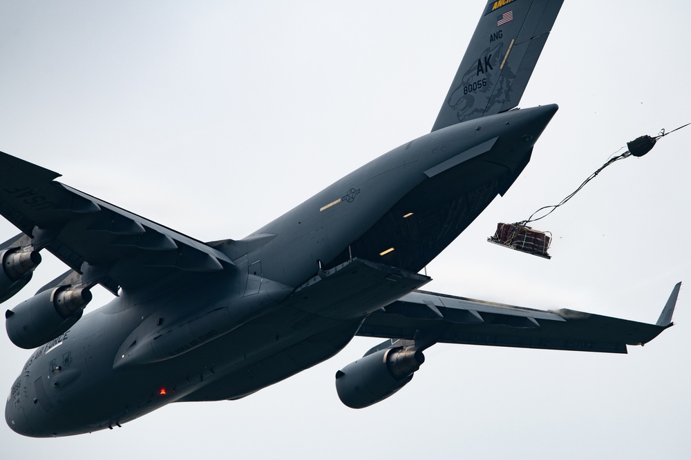 C-17 makes equipment drop over JBER