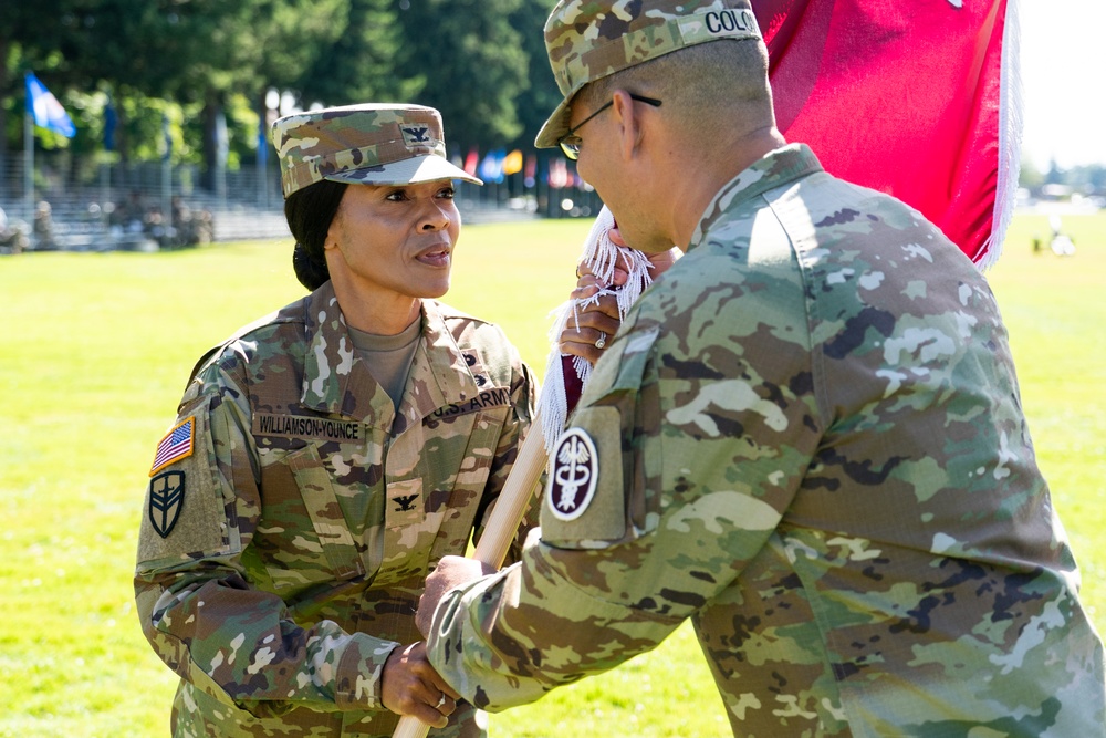 Col. Williamson-Younce and CSM Colon