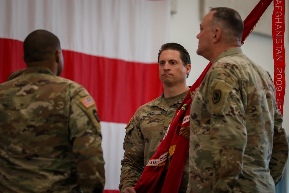 741st Ordnance Battalion change of command