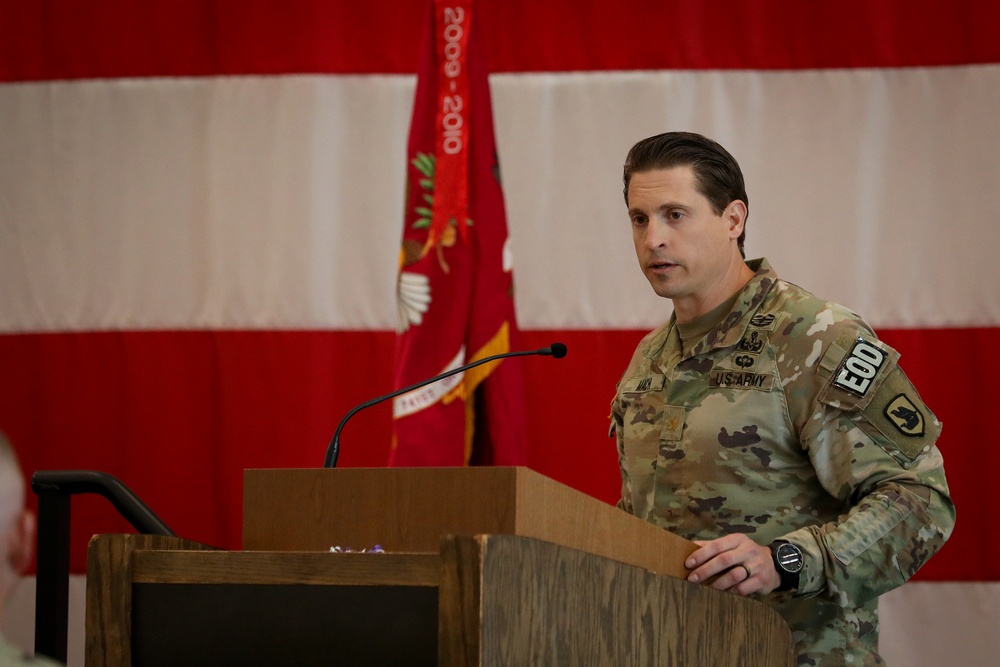 741st Ordnance Battalion change of command