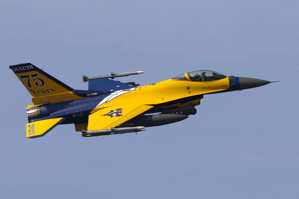 Minnesota National Guard Youth Camp Holds Military Aviation Flyover and Display on Camp Ripley