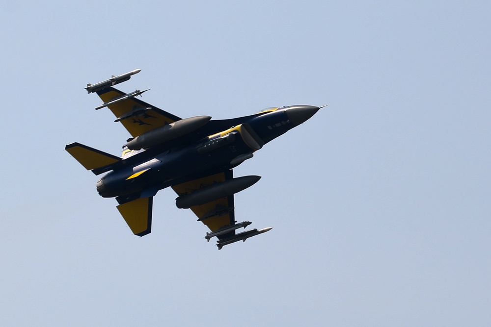 Minnesota National Guard Youth Camp Holds Military Aviation Flyover and Display on Camp Ripley