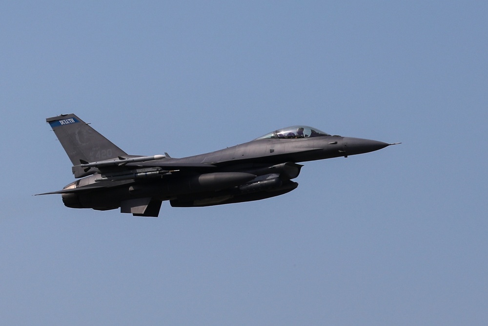 Minnesota National Guard Youth Camp Holds Military Aviation Flyover and Display on Camp Ripley