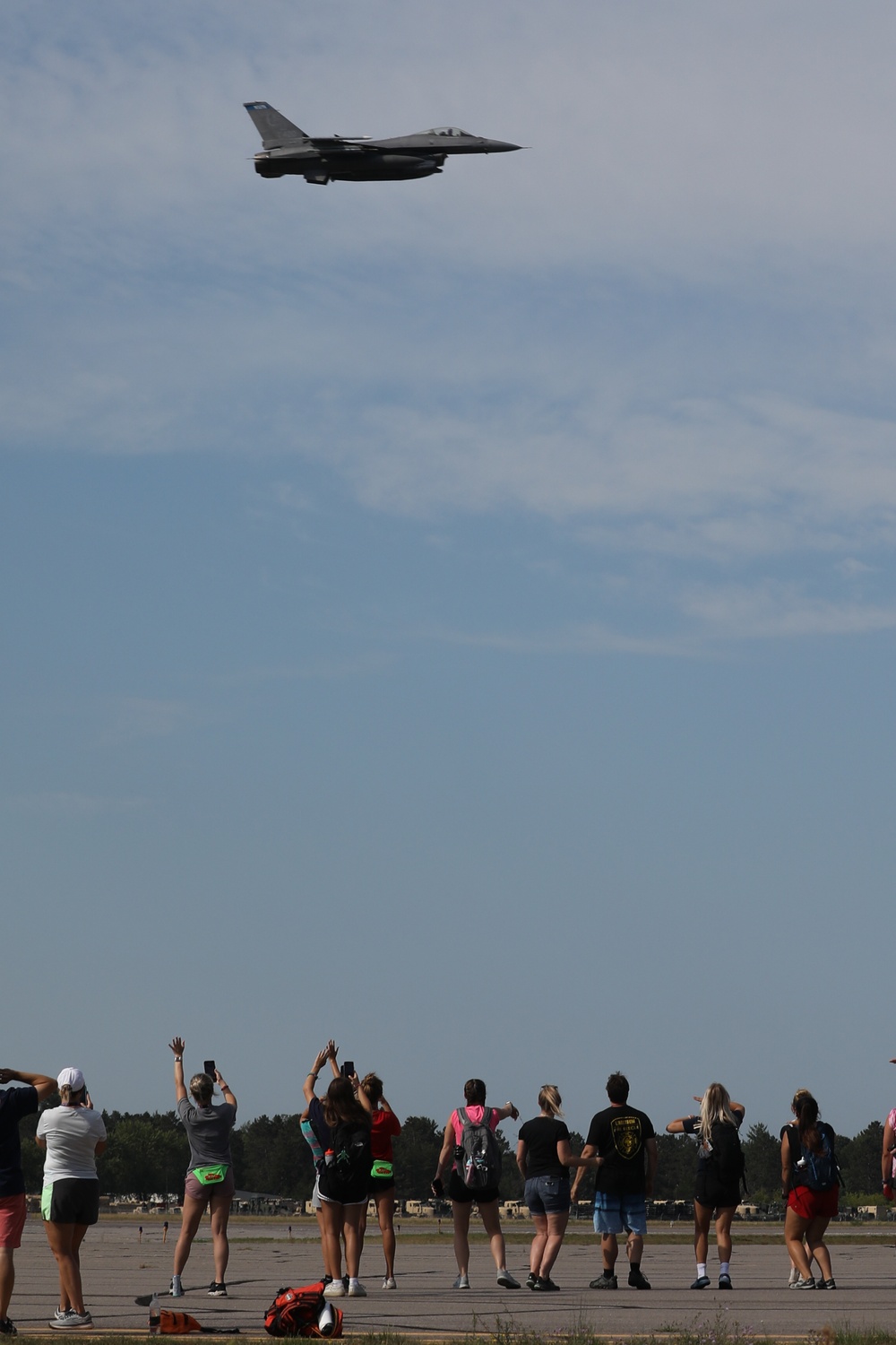 Minnesota National Guard Youth Camp Holds Military Aviation Flyover and Display on Camp Ripley