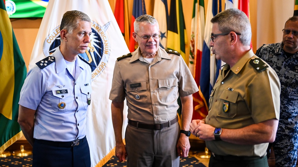 Brazilian MoD Chief of Strategic Affairs IADC Visit