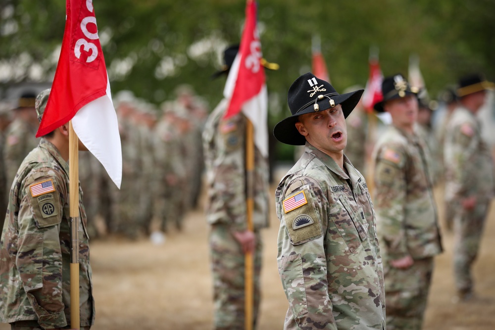 1st Squadron, 303rd Cavalry Regiment change of command