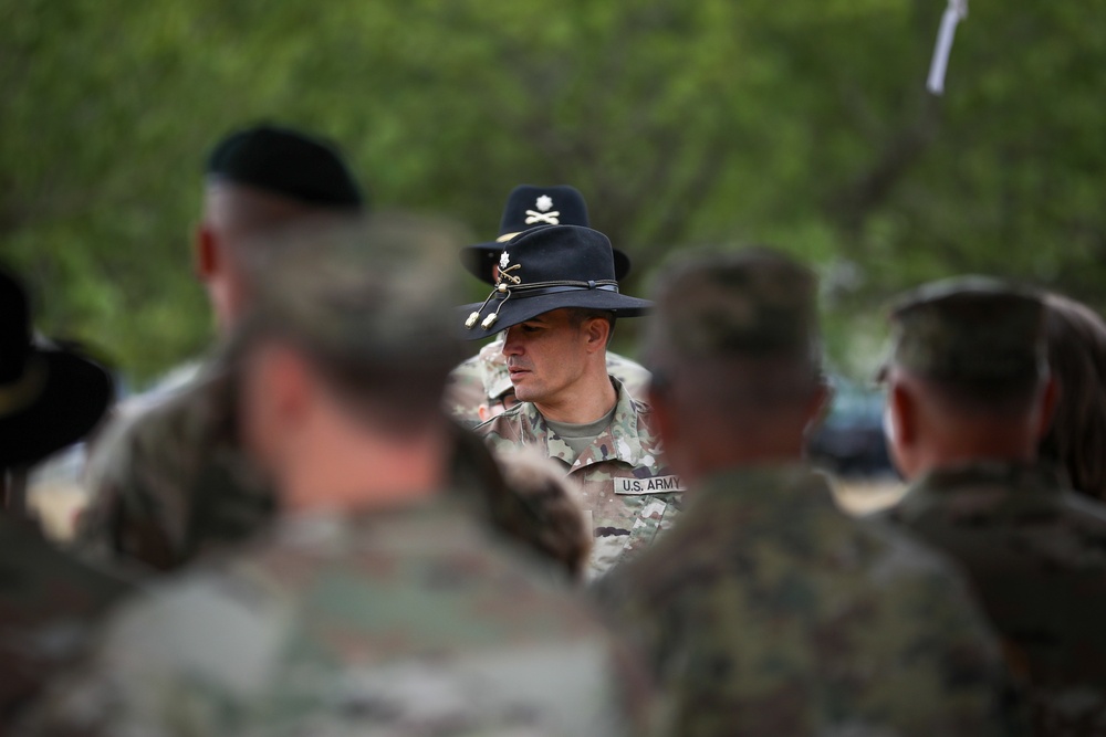 1st Squadron, 303rd Cavalry Regiment change of command