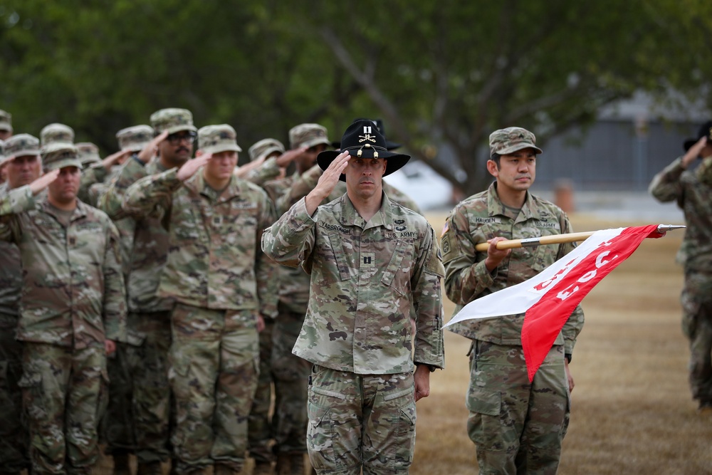 1st Squadron, 303rd Cavalry Regiment change of command