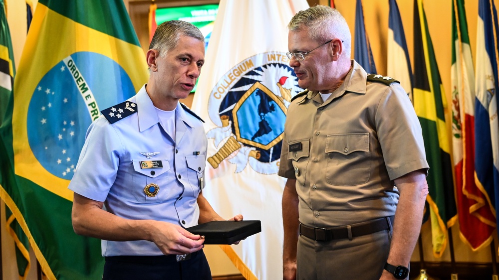 Brazilian MoD Chief of Strategic Affairs IADC Visit