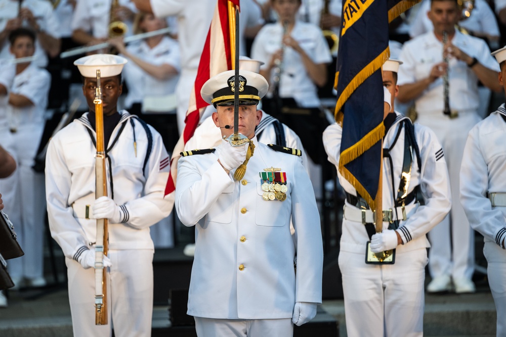 Navy Band performs at the Navy Memorial