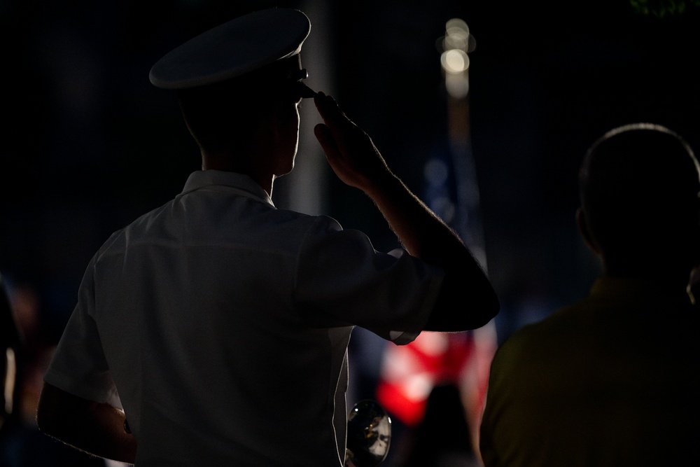 Navy Band performs at the Navy Memorial