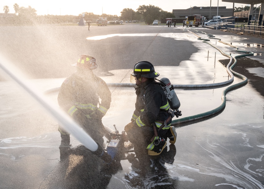 NCBC Gulfport - Firefighting Exercise