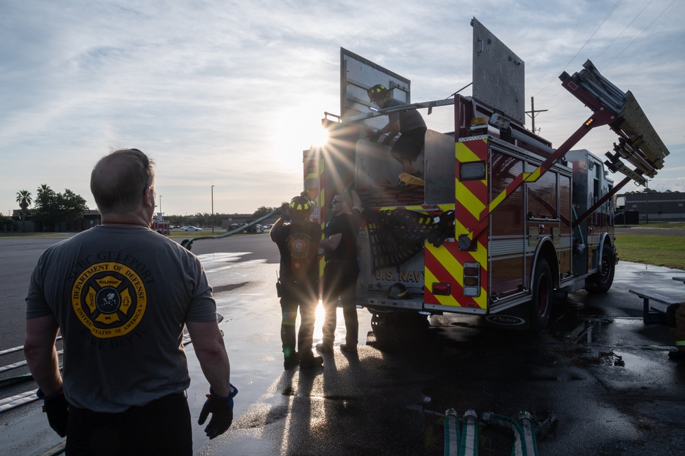 NCBC Gulfport - Firefighting Exercise