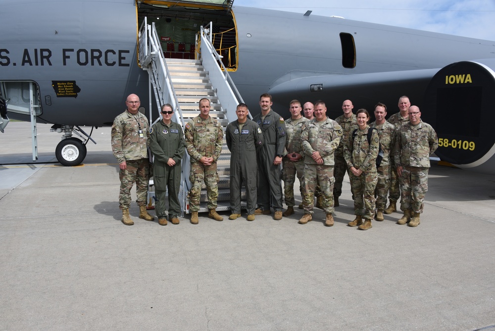 Command Sgt. Maj. Strasser visit