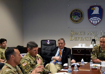 UK space leader visits SMDC