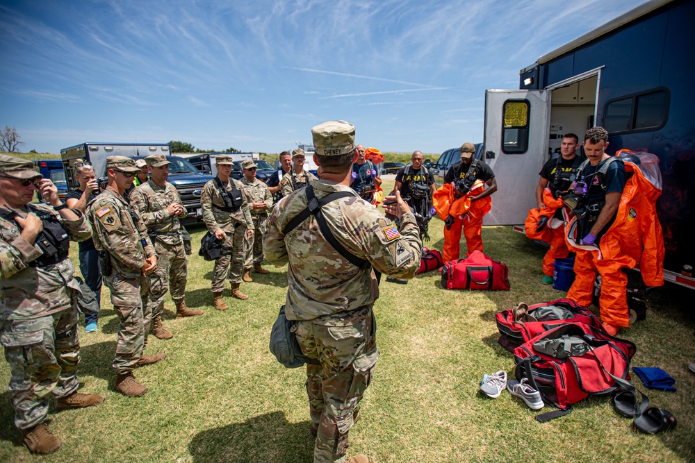 63rd Civil Support Team trains alongside Yukon first responders