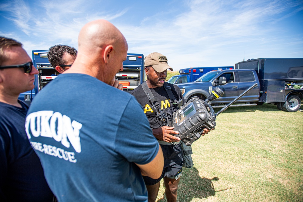 63rd Civil Support Team trains alongside Yukon first responders