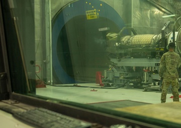 3rd MXS propulsion Airmen service F-22 Raptor engine