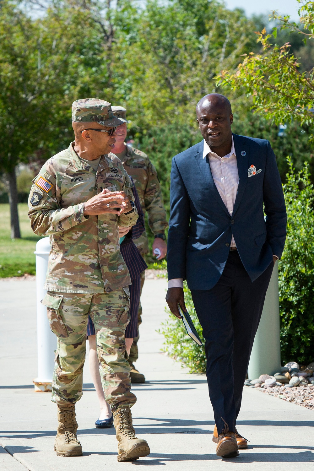 Colorado Springs Mayor Yemi Mobolade visits NORAD and USNORTHCOM headquaters