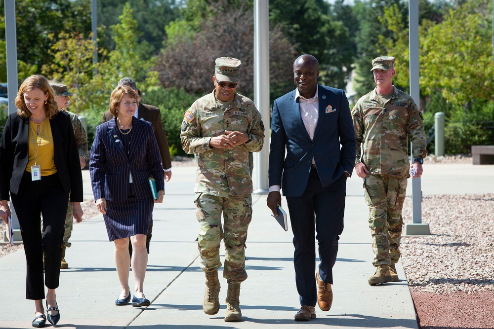 Colorado Springs Mayor Yemi Mobolade visits NORAD and USNORTHCOM headquaters